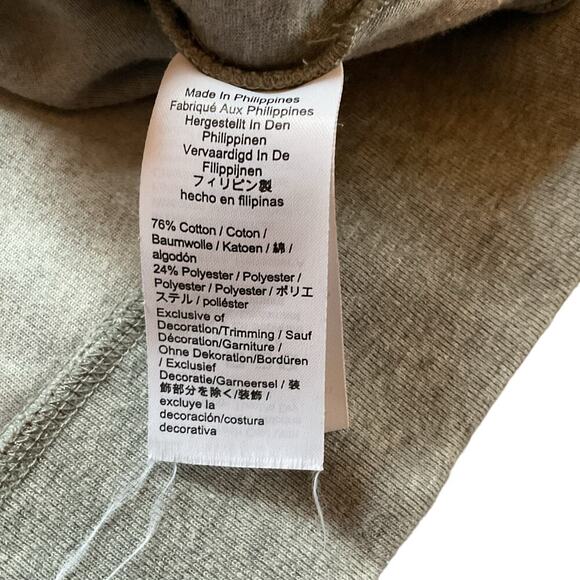 I. Crew Women’s Velour Pullover Hoodie. Gray. Size Large - Picture 7 of 8